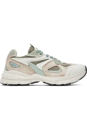 Axel Arigato Baskets de course Marathon beige et vert