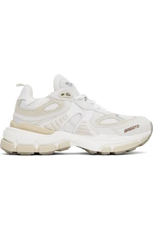 Axel Arigato Baskets de course Sphere blanc et beige