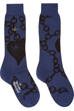 Vivienne Westwood Chaussettes bleues à image