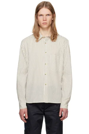 Gimaguas Chemise noir et blanc à rayures