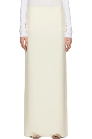 Colleen Allen Jupe longue droite beige