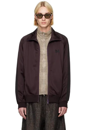 Pins & Needles Blouson de survêtement mauve en polyester lisse