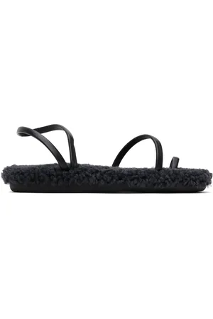 Ancient Greek Sandals Sandales Eleftheria noires