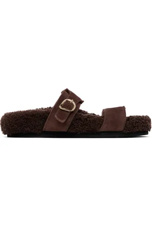 Ancient Greek Sandals Sandales Latria brunes