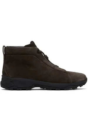 Ermenegildo Zegna Baskets Triple Stitch™ brunes