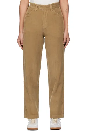 Carter Young Pantalon Big Ben brun clair en velours côtelé