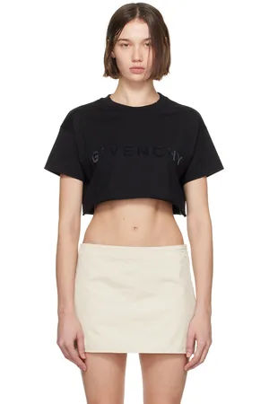 Givenchy T-shirt écourté noir