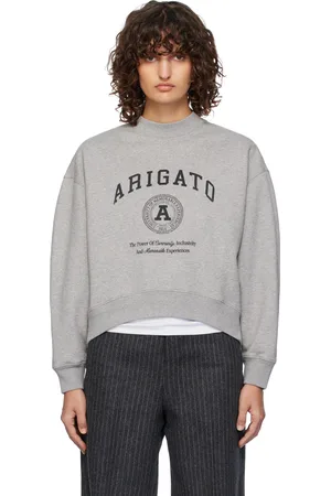 Axel Arigato Pull molletonné de style collégial gris
