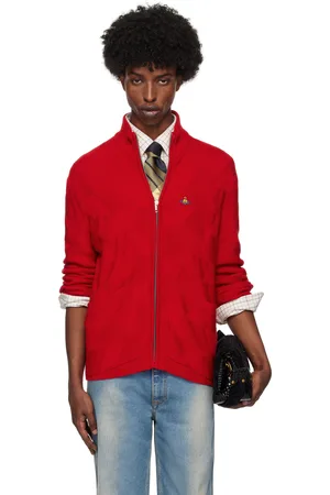 Vivienne Westwood Pull rouge à glissière