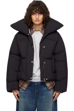 Axel Arigato Blouson matelassé Mist noir rembourré en duvet