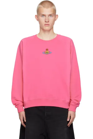 Vivienne Westwood Pull molletonné rose à manches raglan