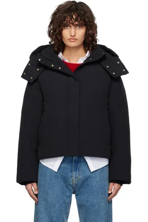 Maison Kitsuné Blouson matelassé noir rembourré en duvet