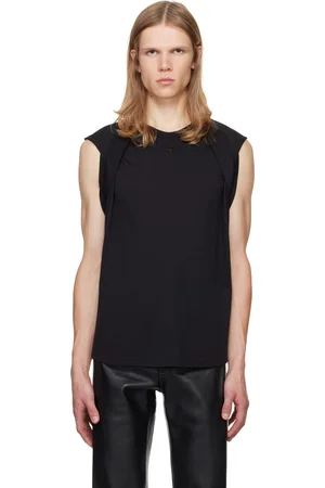 Courrèges Débardeur drapé noir