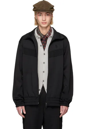 Pins & Needles Blouson de survêtement noir à garnitures à frange