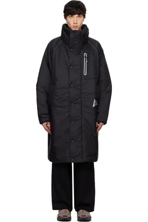 and wander Manteau noir en tissu antidéchirures à isolation Primaloft®