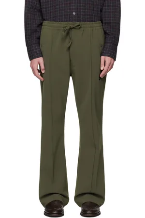 Pins & Needles Pantalon de style western kaki à passepoils