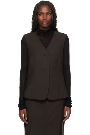 Holzweiler Gilet Kiko brun en laine