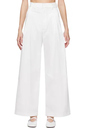 Kika Vargas Pantalon Olympe blanc