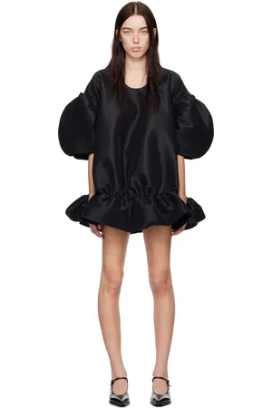 Kika Vargas Robe courte Gigi noire exclusive à SSENSE