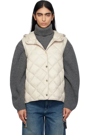 Max Mara Veste Trefa blanc cassé rembourrée en duvet - The Cube