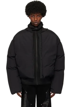 HELIOT EMIL Blouson Fortify noir rembourré en duvet