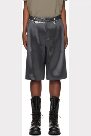 HELIOT EMIL Short gris en lamé