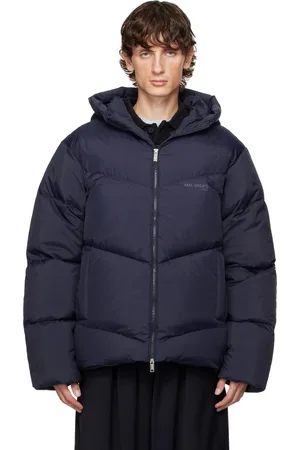 Axel Arigato Blouson Peak bleu marine rembourré en duvet