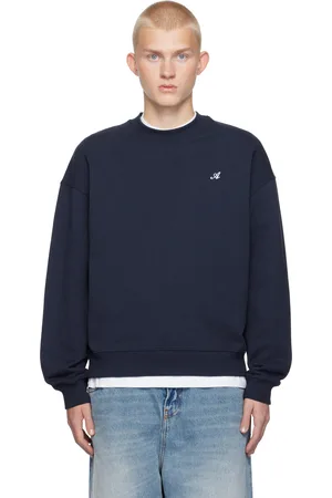 Axel Arigato Pull molletonné bleu marine à logo