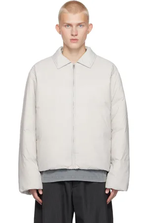 Axel Arigato Blouson Boston gris rembourré en duvet