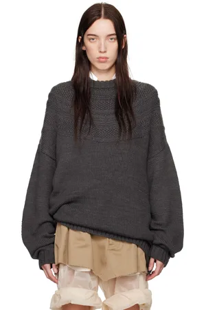 UNDERCOVER Pull Fair Isle gris