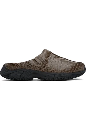 MARTINE ROSE Flâneurs à enfiler bruns édition Clarks