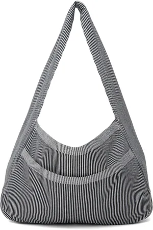 SC103 Cabas Cocoon bleu et blanc exclusif à SSENSE