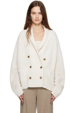 Lisa Yang Cardigan Annalike blanc cassé