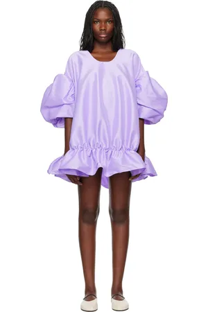 Kika Vargas Robe courte Gigi mauve exclusive à SSENSE