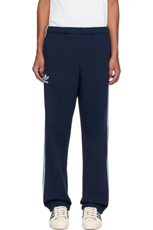WALES BONNER Pantalon de survêtement bleu marine en molleton édition adidas Originals