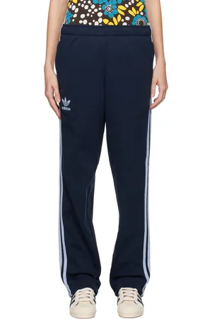 WALES BONNER Pantalon de survêtement bleu marine en molleton édition adidas Originals