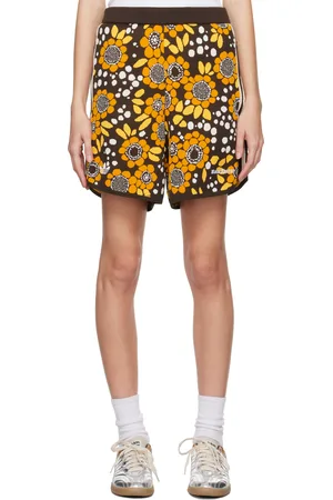 WALES BONNER Short multicolore en tricot à motif fleuri édition adidas Originals