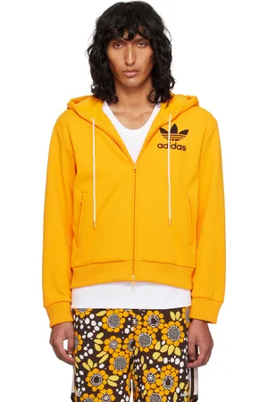WALES BONNER Pull à capuche de survêtement orange édition adidas Originals
