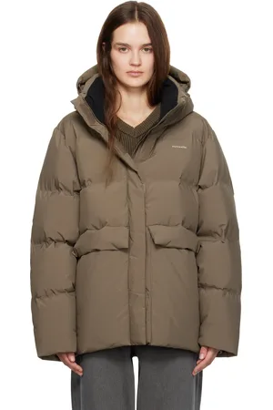 Holzweiler Blouson Besseggen taupe rembourré en duvet