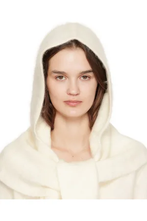 Lisa Yang Écharpe Rina blanc cassé
