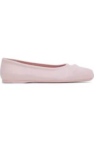 Marni Ballerines sans coutures roses à boucle décorative