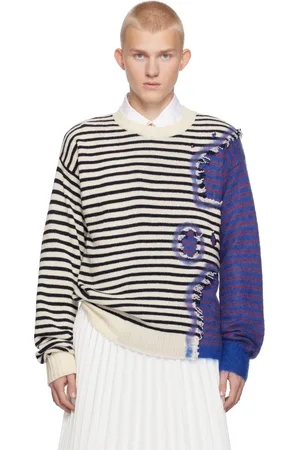 Marni Pull étagé multicolore à rayures
