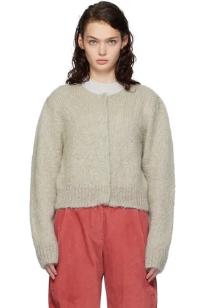 AMOMENTO Cardigan ample gris