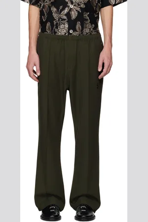 Pins & Needles Pantalon de survêtement semi-évasé vert