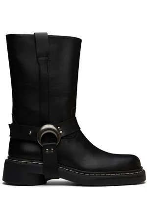 Marine Serre Bottes motard noires
