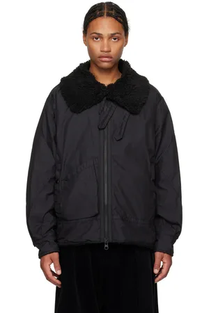ENGINEERED GARMENTS Blouson aviateur B3 noir en sergé