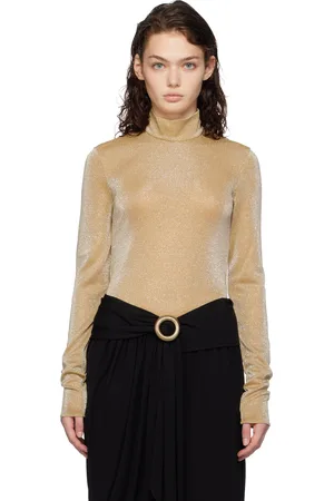 Lanvin T-shirt à manches longues doré