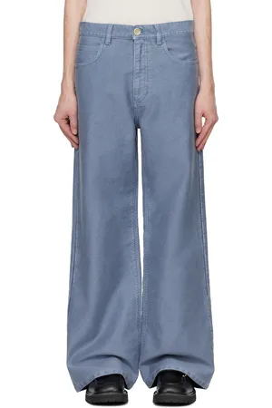 Marni Jean bleu en denim surteint