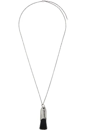 LEMAIRE Collier argenté à pendentif de brosse personnelle