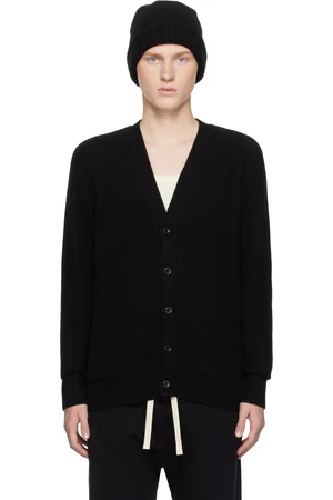 THE ELDER STATESMAN Cardigan épais noir